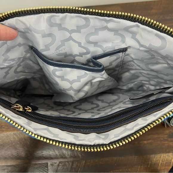 orYANY Grace Embroidered Blue Mosaic Crossbody. Bohemian - Picture 5 of 7